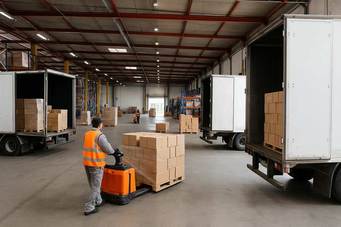 Logistics demand peaks with cross docking